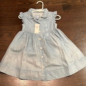 Gap chambray dress brand new size 18-24 months